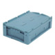 Bacs pour petit matériel KLT à fond nervuré Bito KLTD64170R l 600 x l 400 x H 188 tur