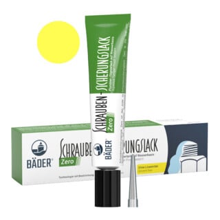Bäder Vernis de sécurité pour vis Zero 20 ml tube jaune