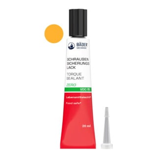 Bäder Vernis de sécurité pour vis Zero 20 ml tube orange néon