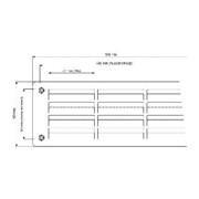 Badezimmerlüftung 9083 ER L.500mm B.100mm VA-3