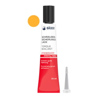 Bäder Schraubensicherungslack Standard 20 ml Tube orange