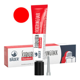 Bäder Schraubensicherungslack Standard 20 ml Tube rot