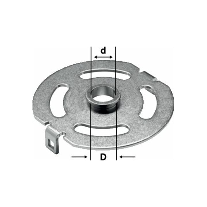 Bague de copiage Festool KR-D 17,0/OF 1400