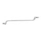 Bahco Clé mixte double 25 x 28 mm coudée profonde DIN 838