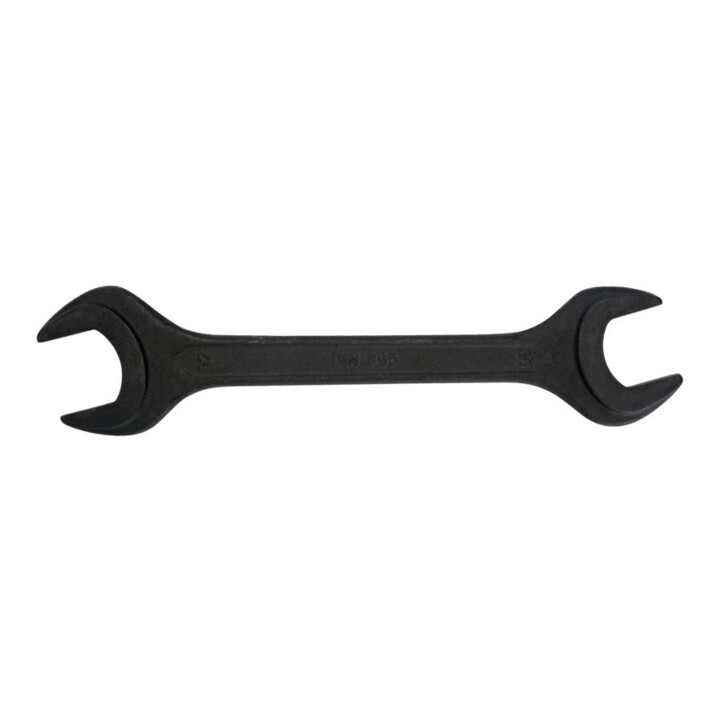Bahco Clé plate double DIN895 19 x 24 mm en alliage d'acier brunie