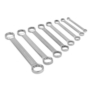 Bahco Doppelringschlüssel Satz D837B 8tlg. 6-22mm matt verchromt