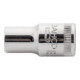 Bahco Douille à ergot 1/4" E5 poli brillant