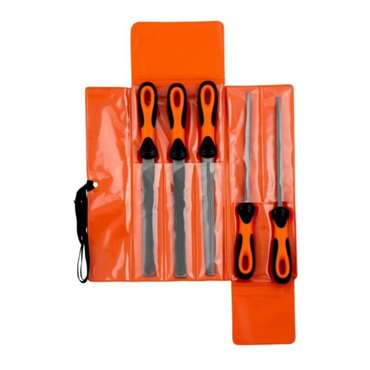 Bahco Feilen-Satz 2K-Heft Rollt 5tlg. 200mm H1+2