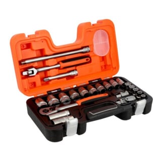 Bahco Jeu de clés à douille 1/2" 23 pièces chromé mat