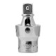 Bahco Joint de cardan 3/8" acier allié poli brillant