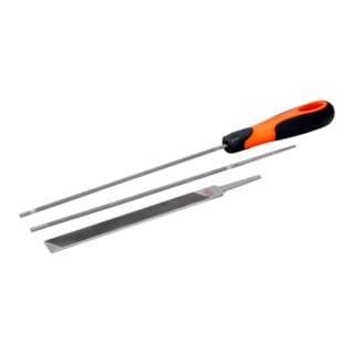Bahco Kettensägefeilen-Set 200 x 5,5mm ergonomisch