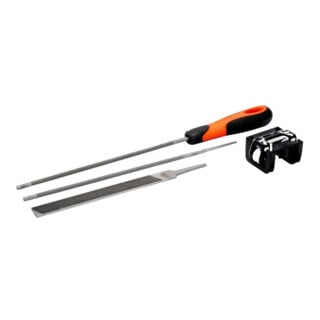 Bahco Kettensägefeilen-Set 200 x 5,5mm mit Feilhilfe