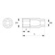 Bahco Kraftsteckschlüssel 3/4" 41 x 100mm brüniert