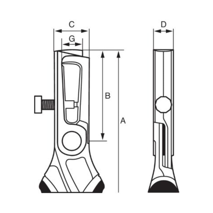 Bahco Pince à dénuder Ergo brunie 167 mm