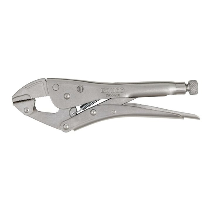 Bahco Pince à prise parallèle 250 mm finition nickelée