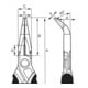 Bahco Pince bec de cigogne Ergo 200 mm courbée