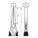 Bahco Pince plate Ergo 180 mm