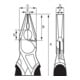 Bahco Pince universelle Ergo 200 mm brunie