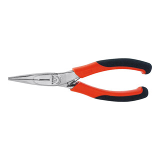 BAHCO Pinza a becchi mezzotondi ERGO, diritta, cromata, L=140mm