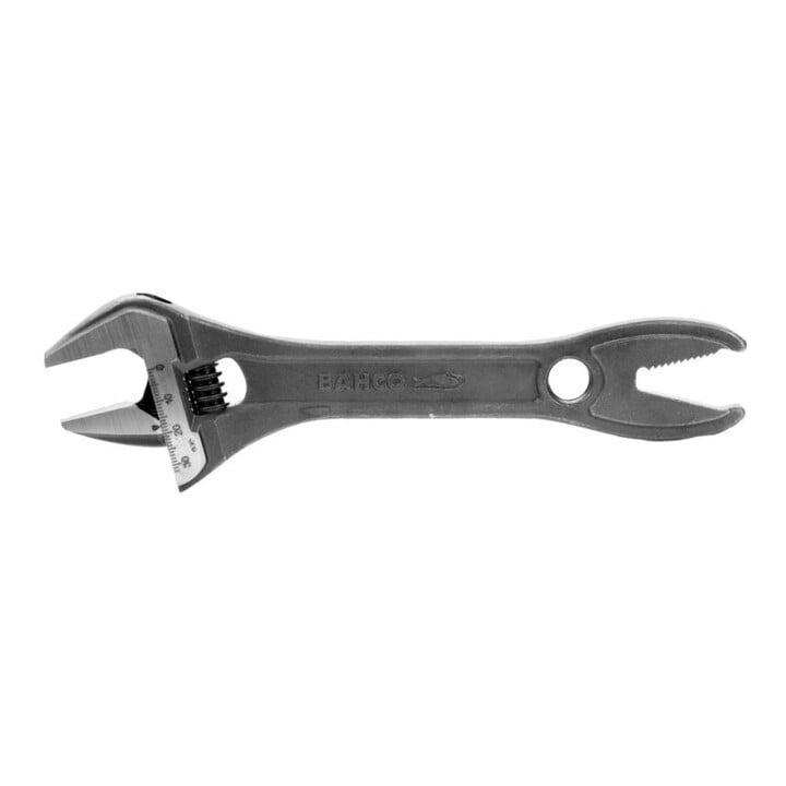 BAHCO Rollgabelschlüssel 8" phosphatiert 15° abgewinkelt Max.SW 32mm