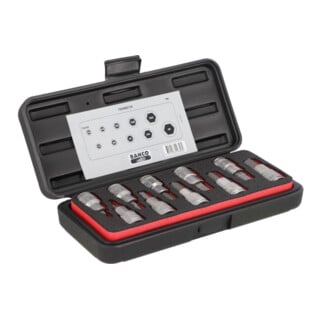 Bahco Schraubendreher-Einsatz-Satz 1/2" 10tlg. 6kt. A.F.