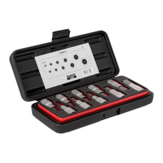 Bahco Schraubendreher-Einsatz-Satz 1/2" 10tlg. 6kt. mm