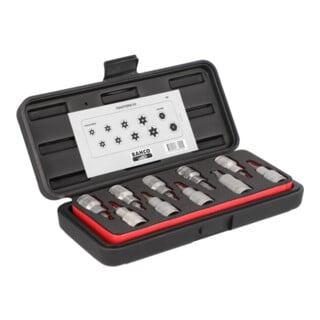 Bahco Schraubendreher-Einsatz-Satz 1/2" 10tlg. TX PH