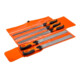 Bahco Set de limes 250 mm grain 1+2, 5 pièces, dans pochette roulante