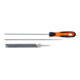 Bahco Set de limes pour chaîne 200x4,8 mm ergo