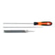 Bahco Set de limes pour chaîne de tronçonneuse 200 x 5,5 mm ergonomique