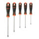 Bahco Set de tournevis B219.025 5 pièces, poignées TX antidérapantes