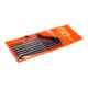 Bahco Set de tournevis d’angle 7 pièces T10 à T40 long