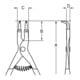 Bahco Sicherungsringzange DIN5254B 40-100mm brüniert