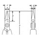 Bahco Spitzzange gerade 120mm El.