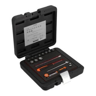 Bahco Steckschlüsselsatz 1/4" Umschaltknarre 16tlg. 6kt.