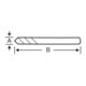 Bahco Zentrierbohrer HSS 6,35 x 81mm