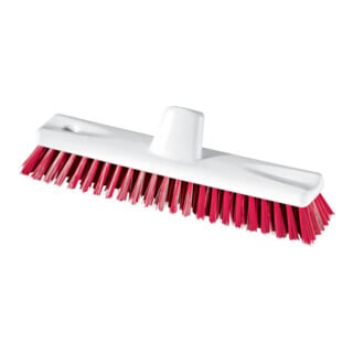 Balai brosse HACCP L. 300 mm épaisseur des poils 0,50 mm rouge NÖLLE