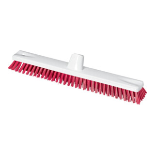 Balai brosse HACCP L. 450 mm épaisseur des poils 0,50 mm rouge NÖLLE