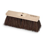 Balai cantonnier grande performance Piassava ac 2 trous manche, monture bois L.4