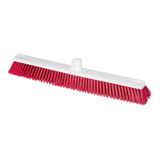 Balai HACCP L. 600 mm épaisseur des poils 0,50 mm rouge NÖLLE