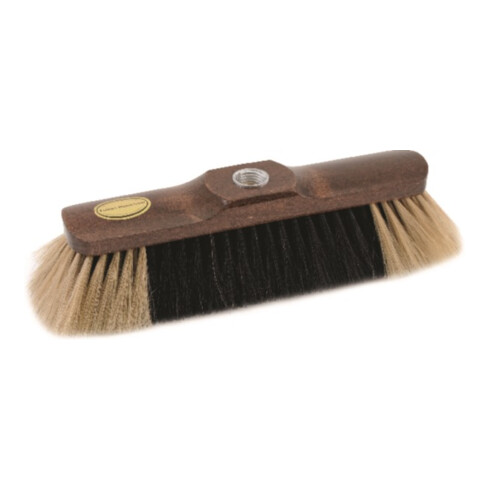 Balai poils de cheval marron laqué avec filetage L.280 mm SOREX