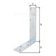 Balkenwinkel 160x240x50mm Stahl roh galv. gelb verz. GAH