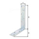 Balkenwinkel 160x240x50mm Stahl roh galv. gelb verz. GAH-3