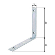 Balkenwinkel L140x140 mmmm B.20mm schmal STA roh-4
