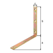 Balkenwinkel L160x160 mmmm B.20mm schmal STA roh-4