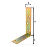 Balkenwinkel L180x120 mmmm B.40mm ungleichschenklig STA roh-4