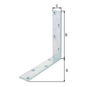Balkenwinkel L200x200mm B.40mm STA galv.gelb verz.S.5mm GAH