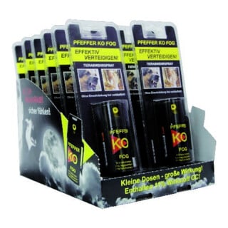 BALLISTOL Display Pfeffer-KO FOG im Blister Inhalt 12 x 40 ml