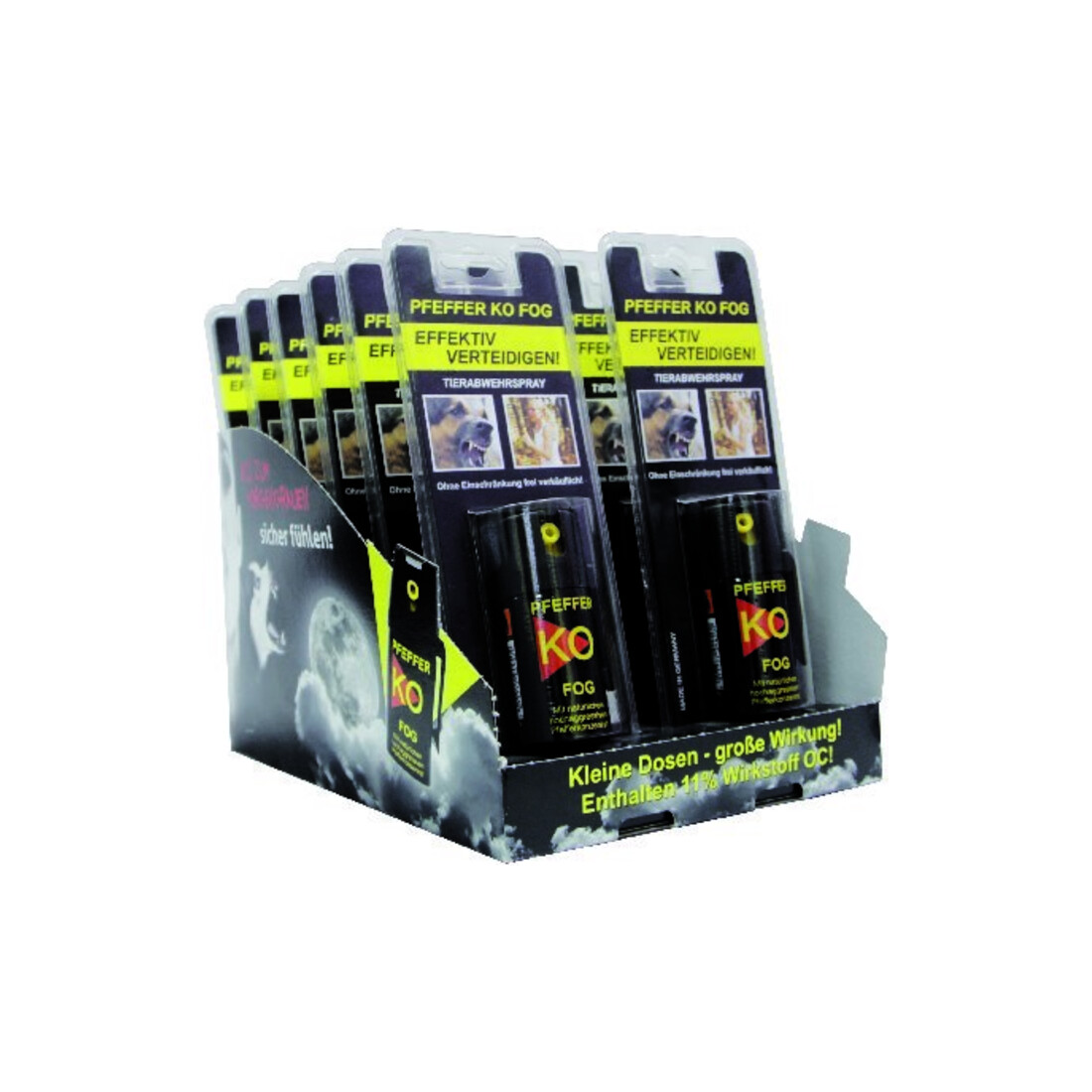 BALLISTOL Display Pfeffer-KO FOG im Blister Inhalt 12 x 40 ml