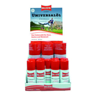 BALLISTOL Display Universalöl Spray 9x200 ml + 9x50 ml